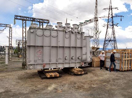 Доставка трансформатора массой 57,6 т