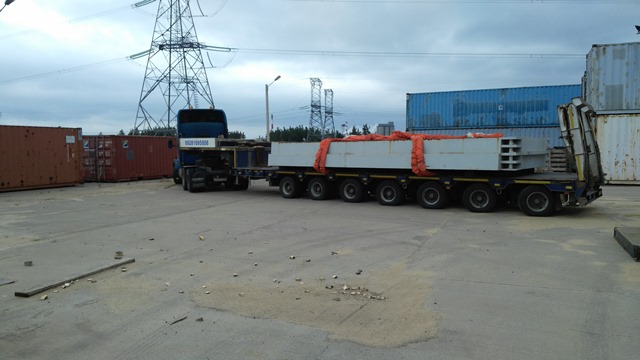 Перевозка тяжеловесного оборудования