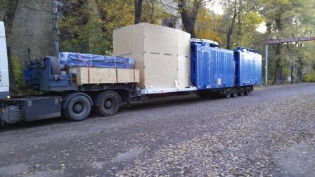 Транспортировка аэродинамической установки по маршруту г. Воронеж - г. Южно-Сахалинск