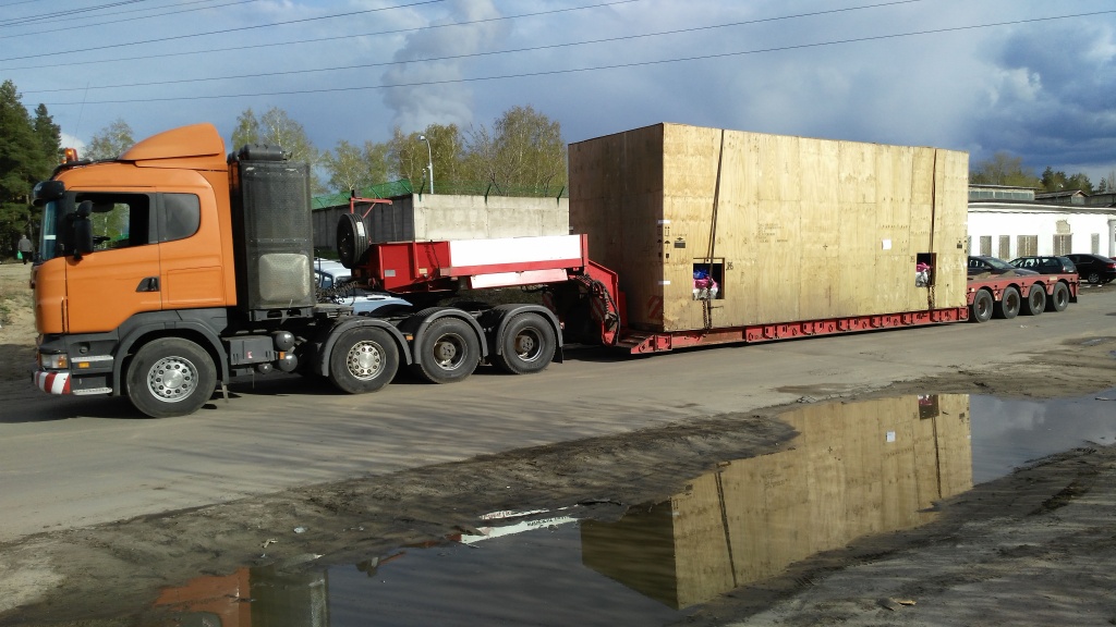 Перевозка дизель-генераторов на Новоронежской АЭС-2